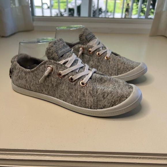 TOMMY BAHAMA No Tie Cozy Gray MEMORY FOAM Sneaker SHOES Womens Size 8 - Picture 2 of 10